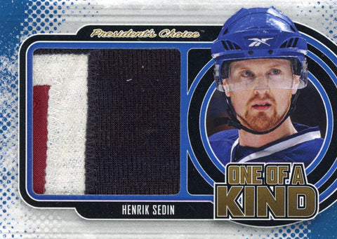 Henrik Sedin One of a Kind 1/1