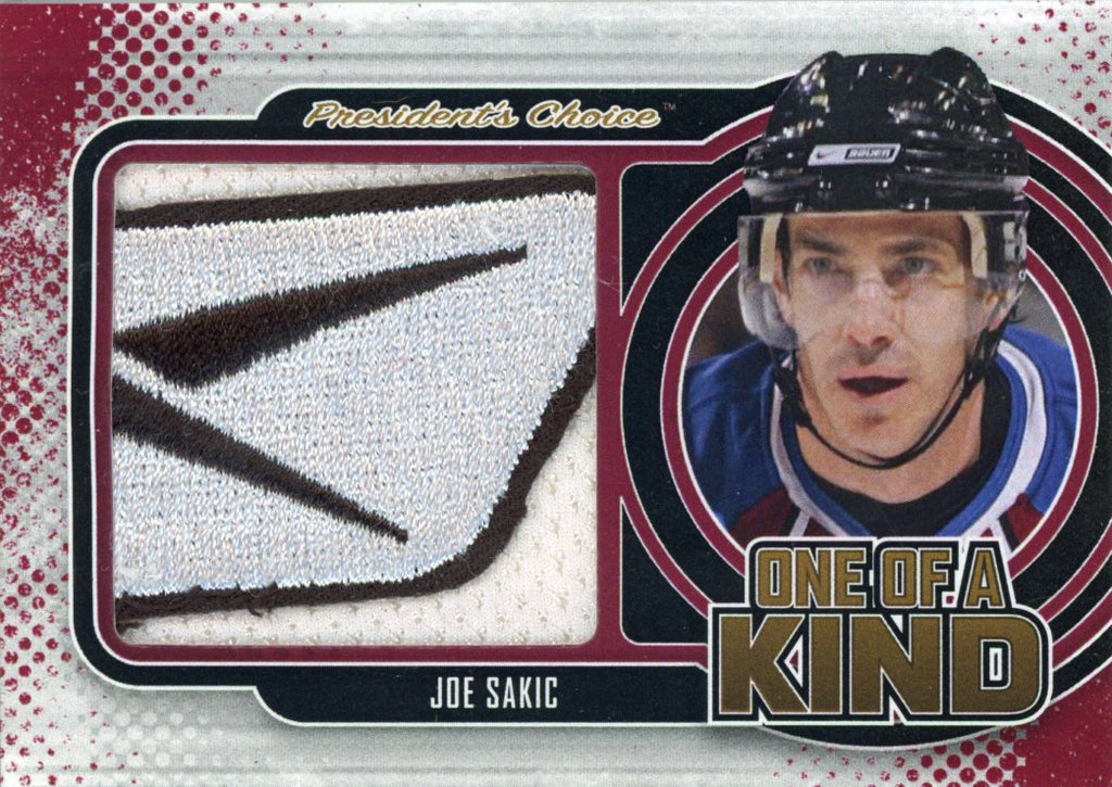 Joe Sakic #1 One of a Kind 1/1