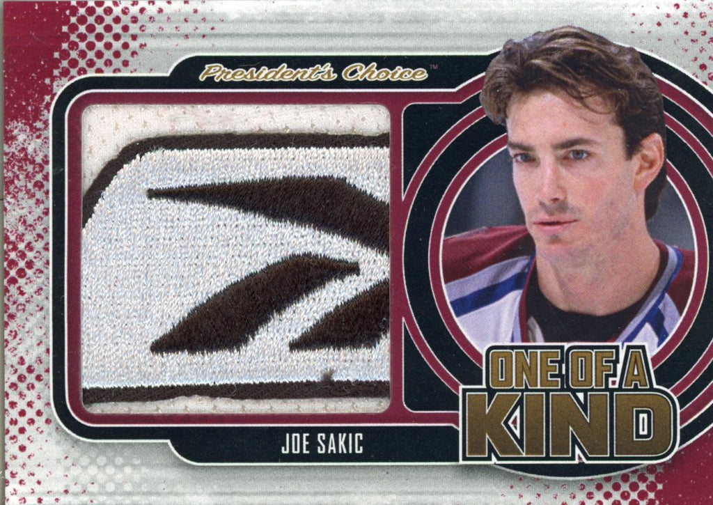 Joe Sakic #2 One of a Kind 1/1