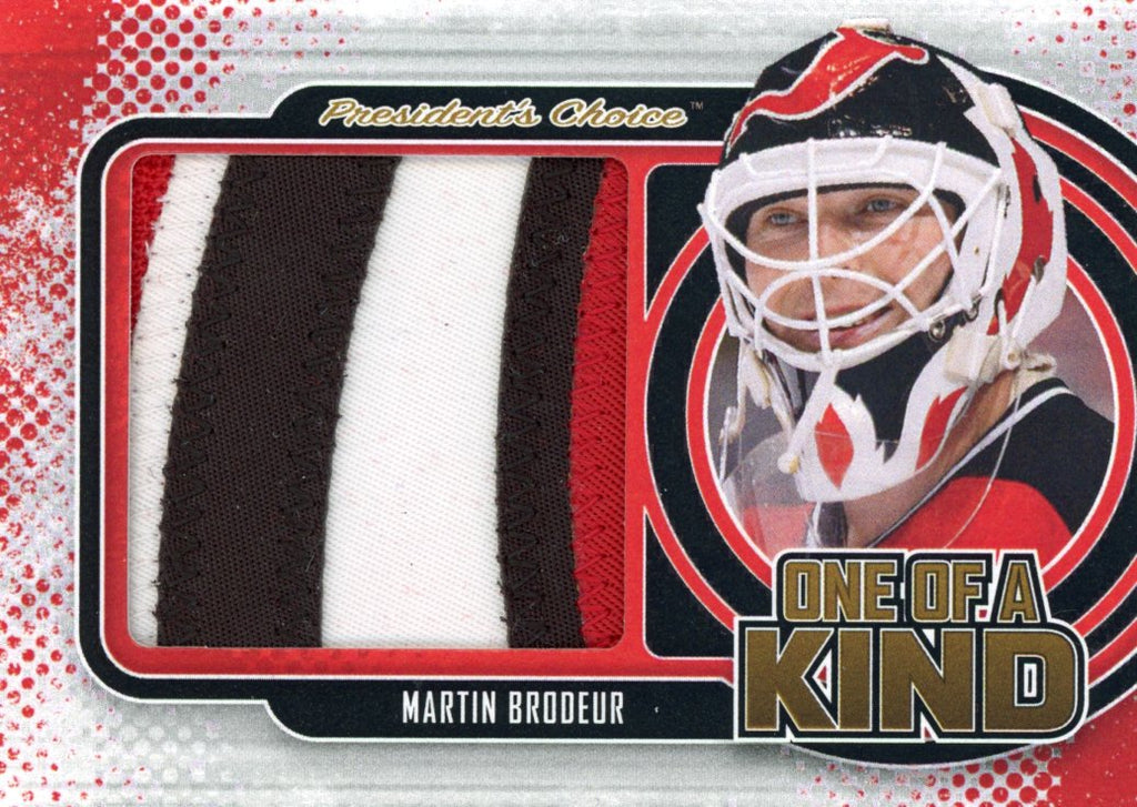 Martin Brodeur #2 One of a Kind 1/1