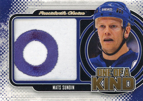 Mats Sundin #1 One of a Kind 1/1