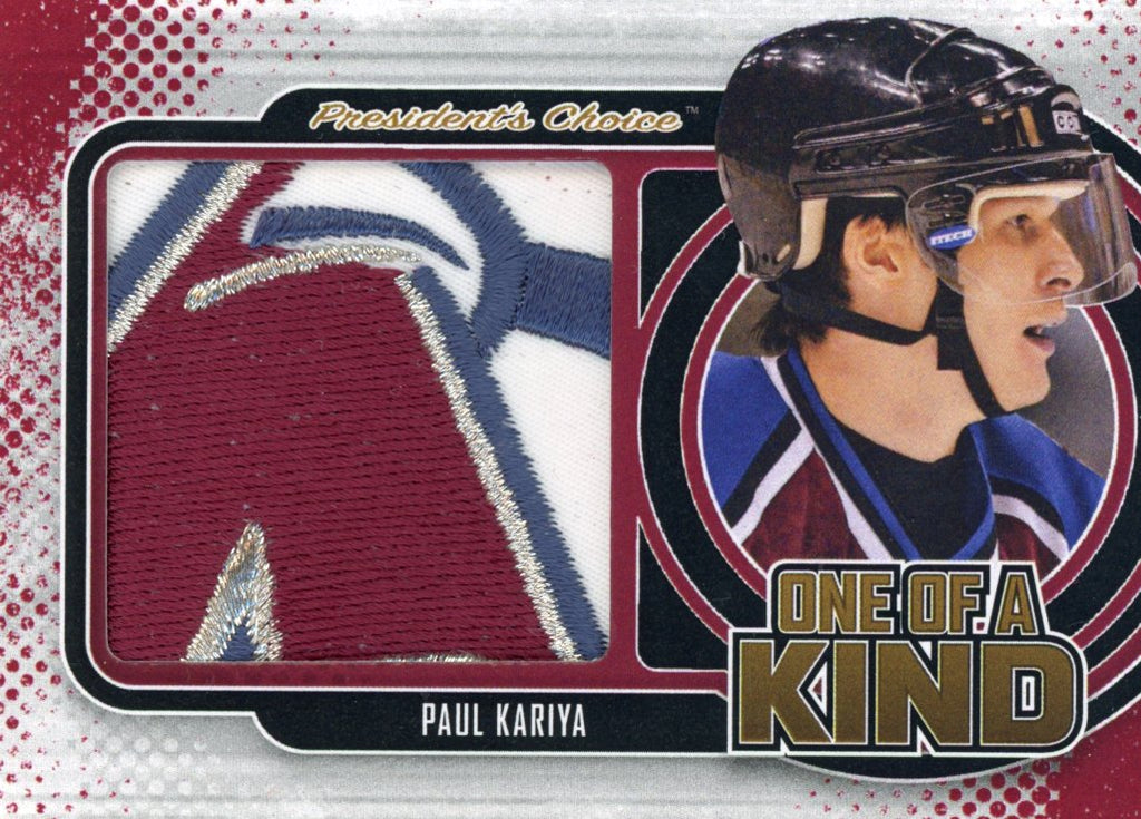 Paul Kariya (Colorado #2) One of a Kind 1/1