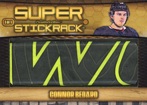 Connor Bedard #1 Super StickRack 1/1