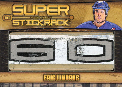 Eric Lindros (Rangers) Super StickRack 1/1