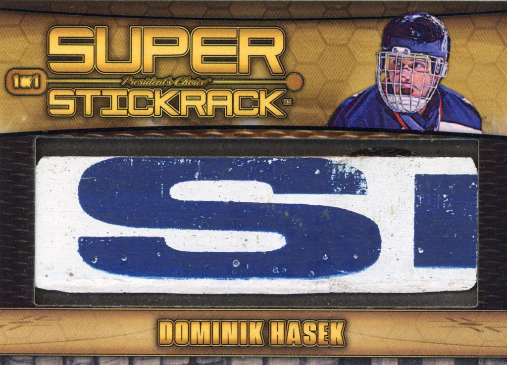 Dominik Hasek (Sabres) Super StickRack 1/1