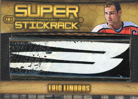 Eric Lindros (Flyers) Super StickRack 1/1