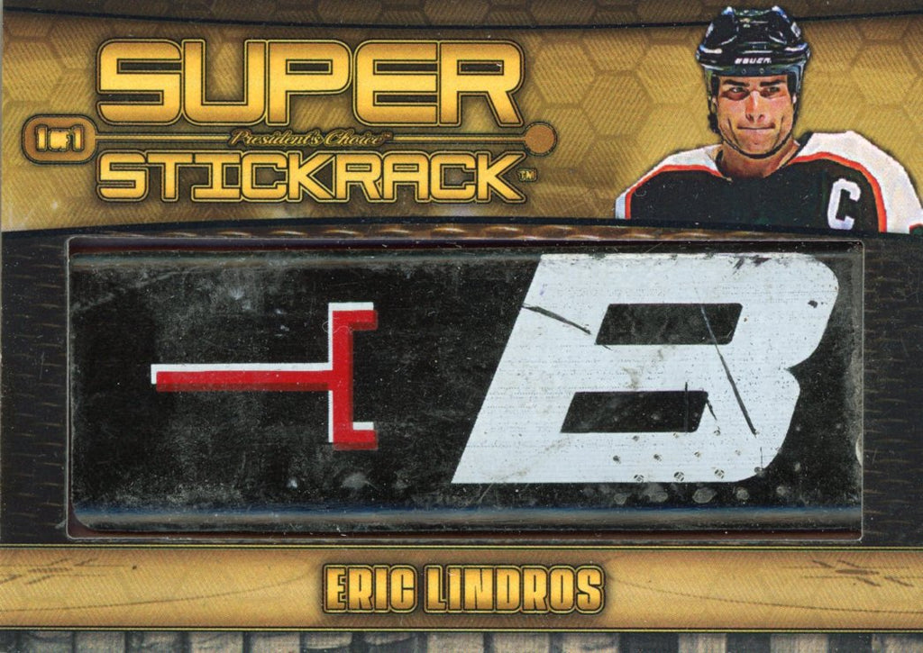 Eric Lindros (Flyers #2) Super StickRack 1/1