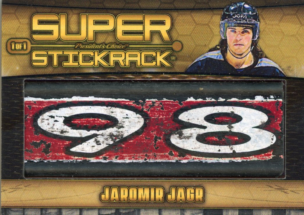 Jaromir Jagr #2 Super StickRack 1/1