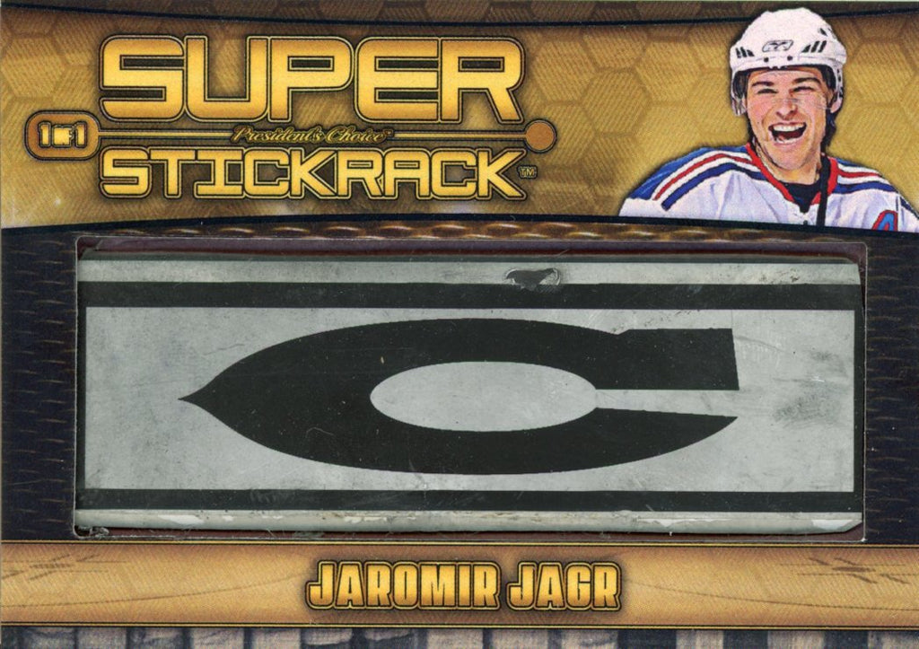 Jaromir Jagr (Rangers #1) Super StickRack 1/1