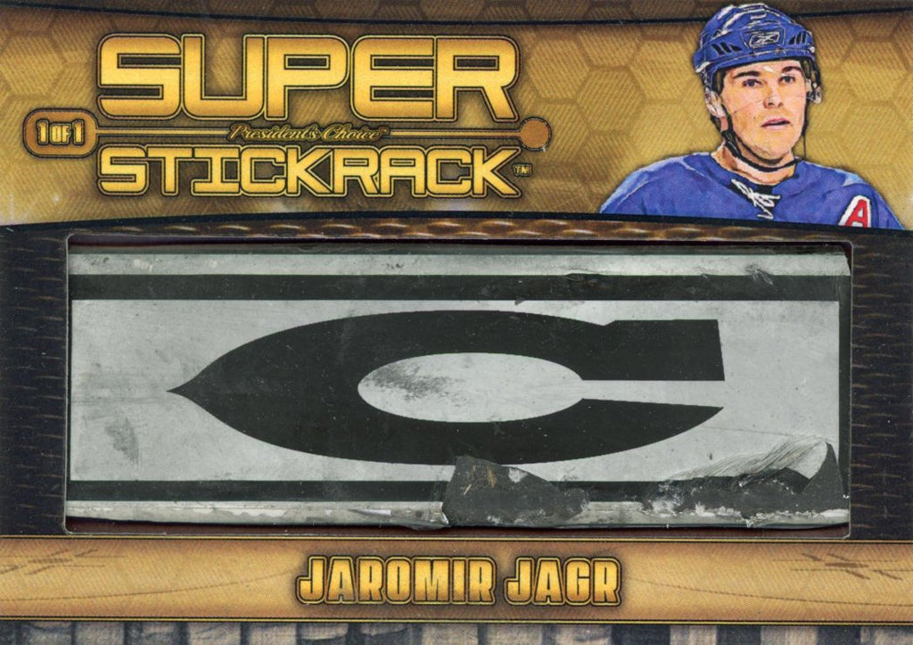 Jaromir Jagr (Rangers #3) Super StickRack 1/1