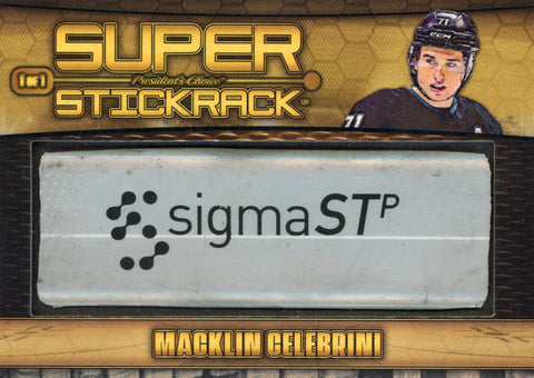 Macklin Celebrini Super StickRack 1/1
