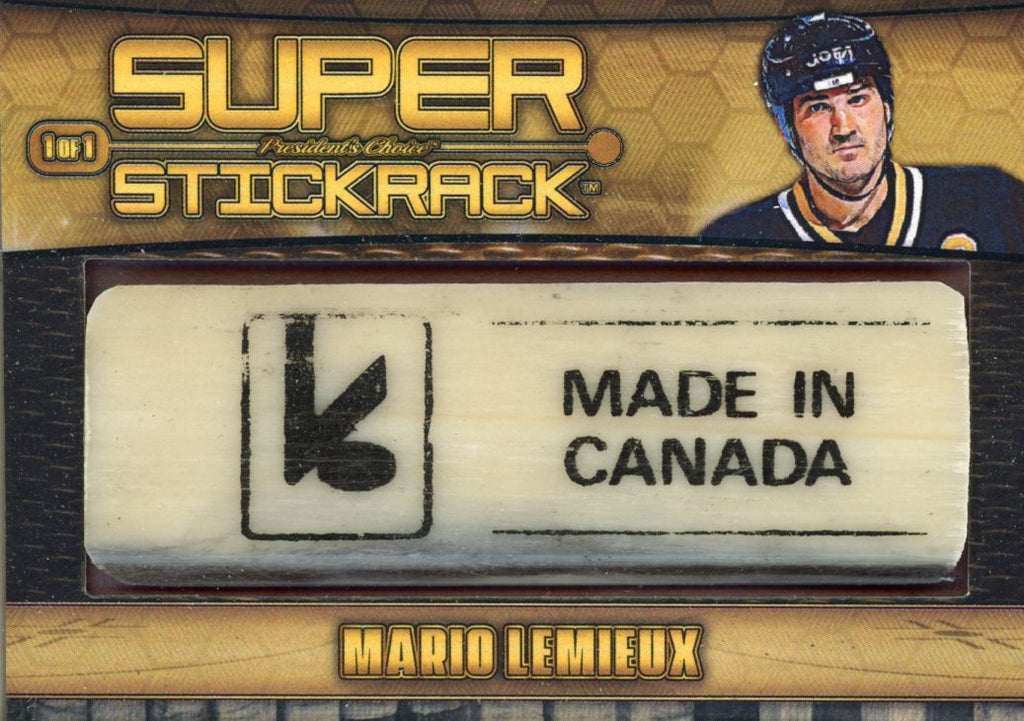 Mario Lemieux #3 Super StickRack 1/1