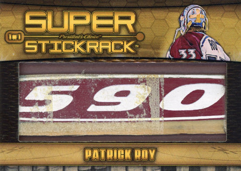 Patrick Roy (Avalanche) Super StickRack 1/1