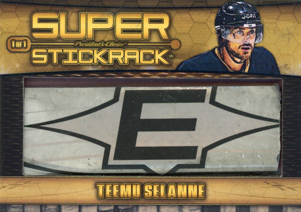 Teemu Selanne #2 Super StickRack 1/1