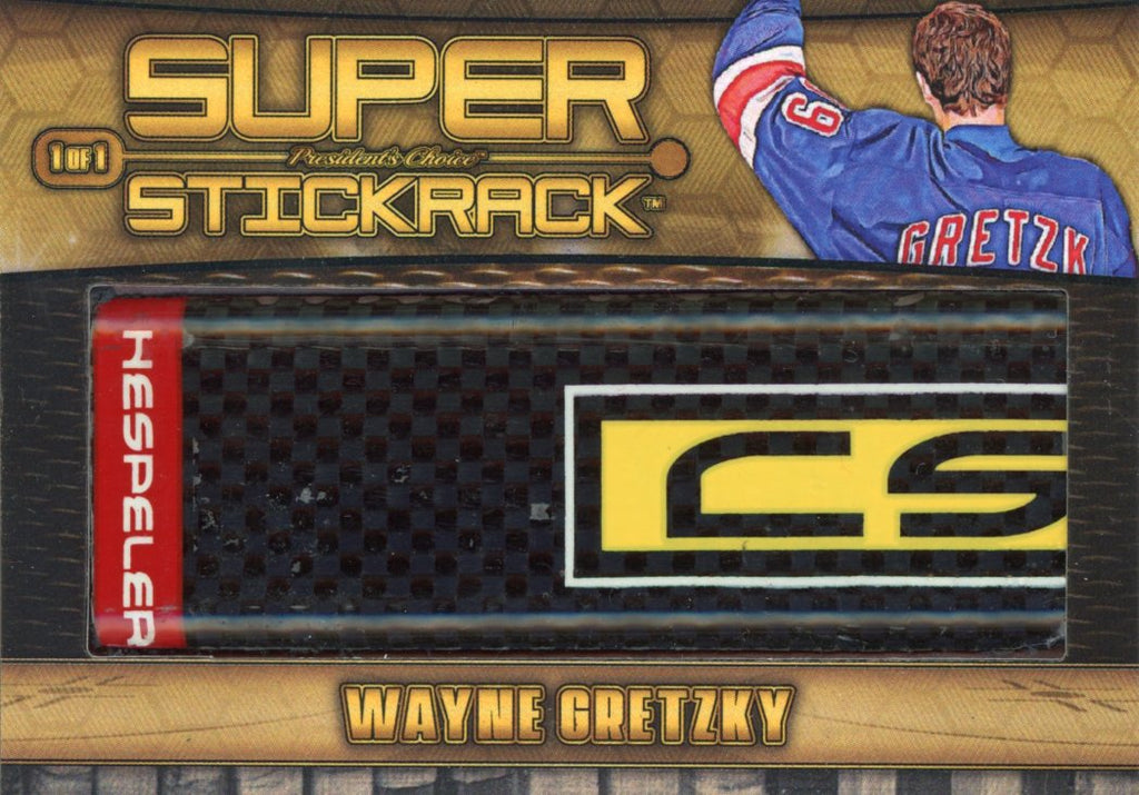 Wayne Gretzky (Rangers #1) Super StickRack 1/1