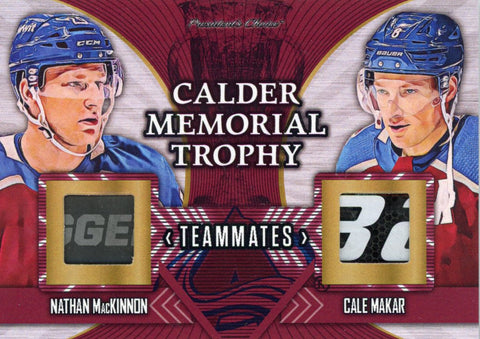Colorado Avalanche Nathan MacKinnon & Cale Makar Teammates 2/5