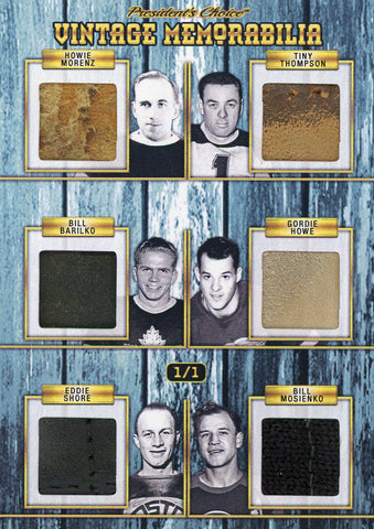 Morenz, Thompson, Barilko, Howe, Shore, Mosienko Vintage Memorabilia 1/1