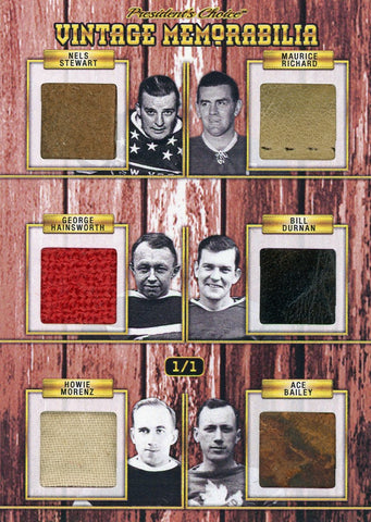 Stewart, Richard, Hainsworth, Durnan, Morenz, Bailey Vintage Memorabilia 1/1
