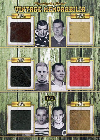 Stewart, Richard, Joliat, Harvey, Clancy, Kennedy Vintage Memorabilia 1/1