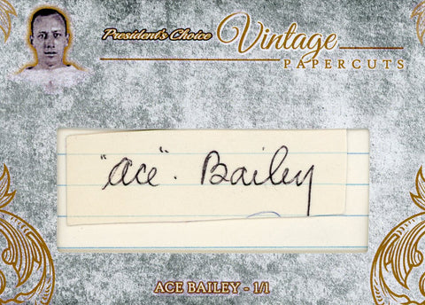 "Ace" Bailey Vintage PaperCuts 1/1