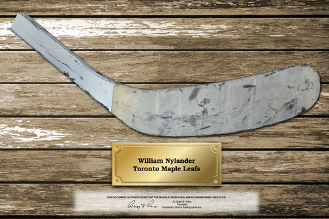 William Nylander Game Used Stick Blade