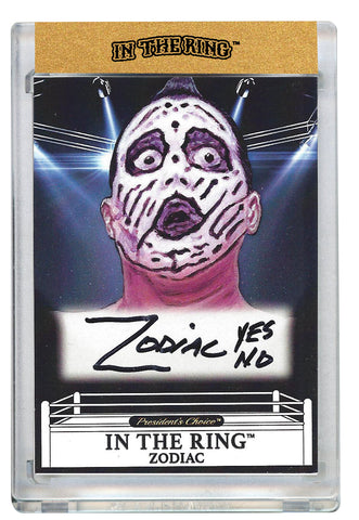 Zodiac In the Ring Autograph Card with Inscription 1 of 1