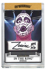 Zodiac In the Ring Autograph Card with Inscription 1 of 1