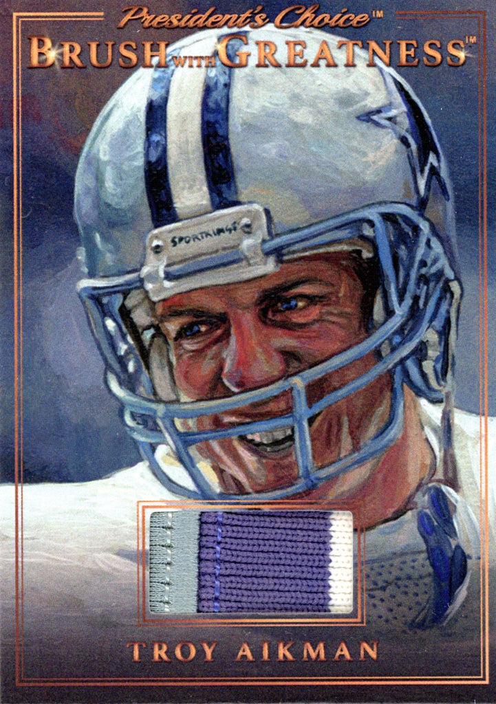 BWG-11 Troy Aikman Brush With Greatness 1/1 Bronze
