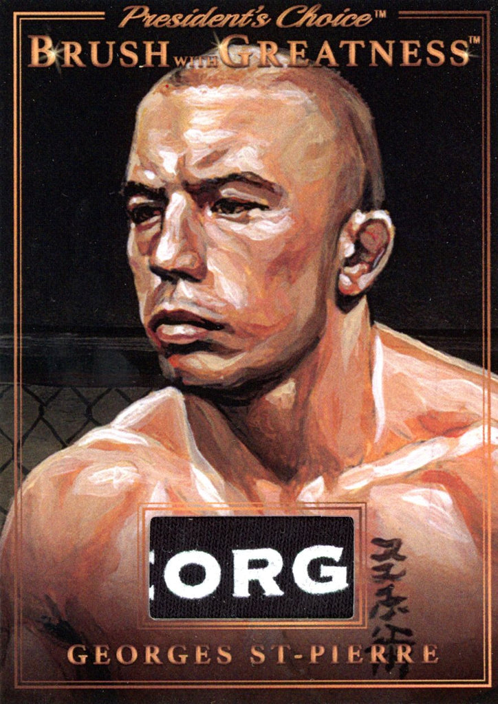 BWG-16 Georges St-Pierre Brush With Greatness 1/1 Bronze