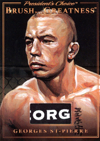 BWG-16 Georges St-Pierre Brush With Greatness 1/1 Bronze