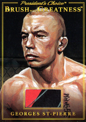 BWG-16 Georges St-Pierre Brush With Greatness 1/1 Gold