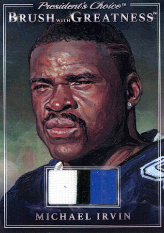 BWG-21 Michael Irvin Brush With Greatness 1/1 Silver