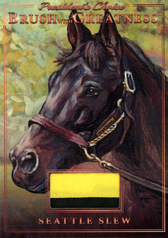 BWG-24 Seattle Slew Brush With Greatness 1/1 Bronze
