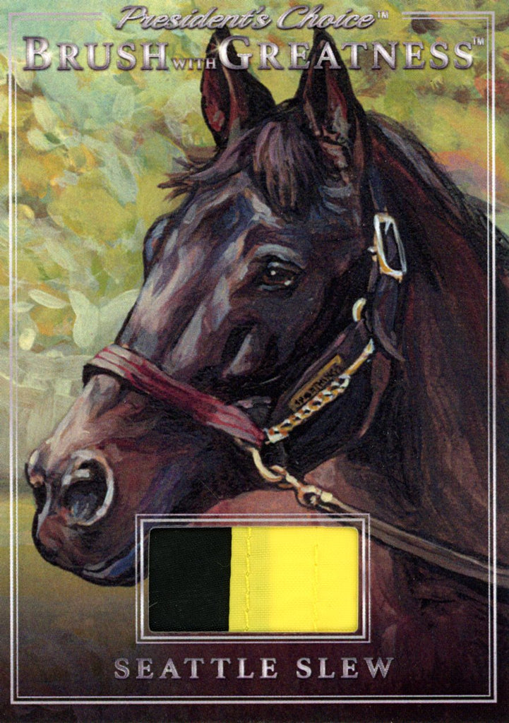 BWG-24 Seattle Slew Brush With Greatness 1/1 Silver