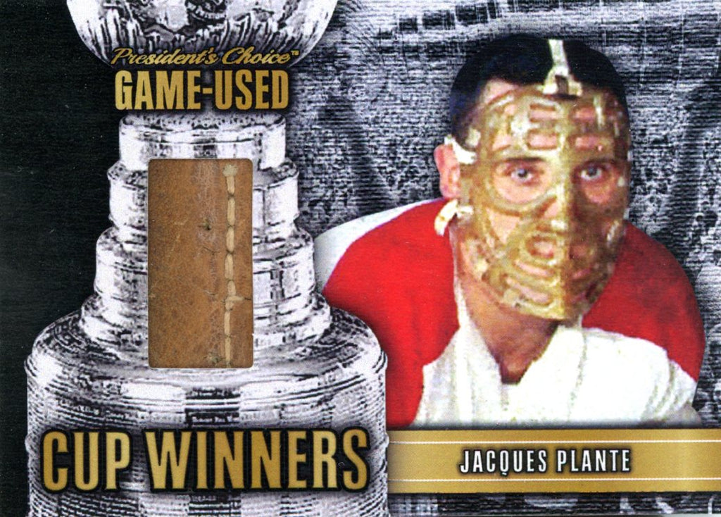 Jacques Plante Cup Winners #'d 9/10