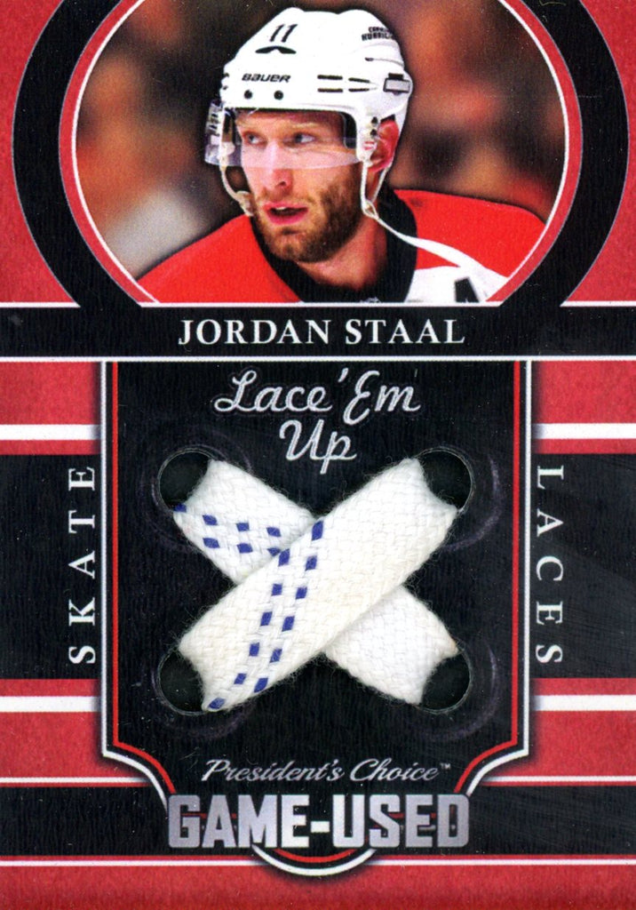 Jordan Staal Lace’Em Up #'d 9/10