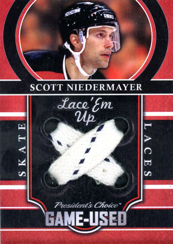 Scott Niedermayer Lace’Em Up #'d 8/10