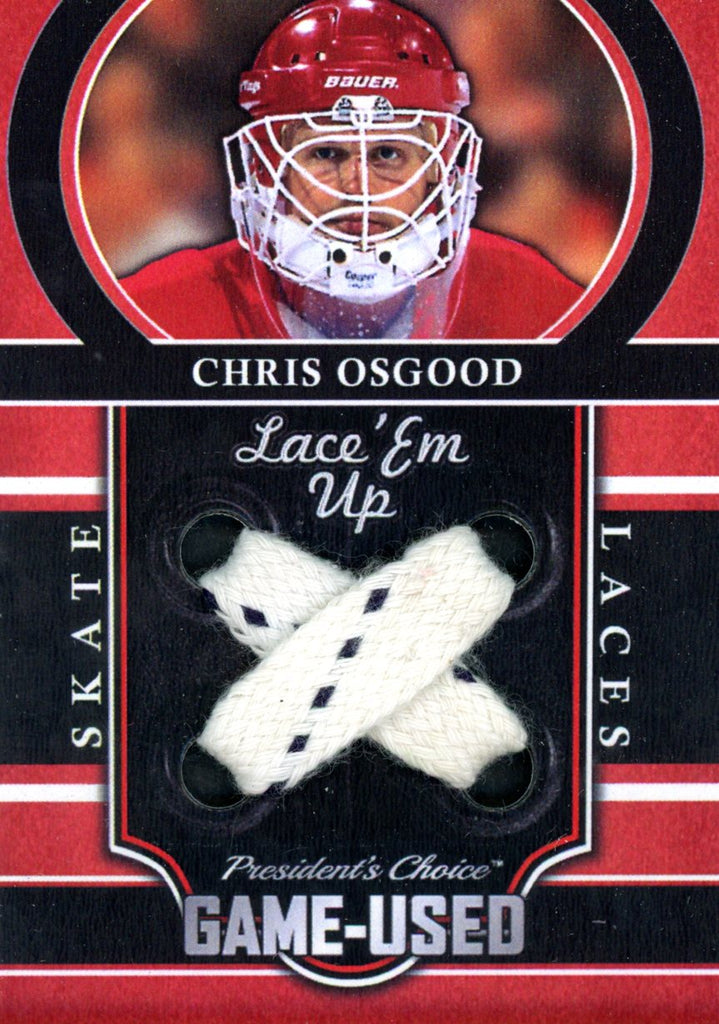 Chris Osgood Lace’Em Up #'d 7/10